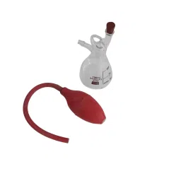 ‎Eduscope Transparent Conical Chromatography Sprayer With Rubber 100 ml Flask, ‎Edu-Chromatography-29-17