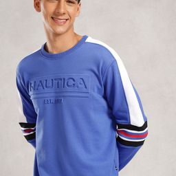 Nautica Brand Logo Embossed Sweatshirt-image-21