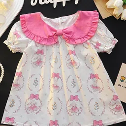 YK Floral Print Fit & Flare Dress-30