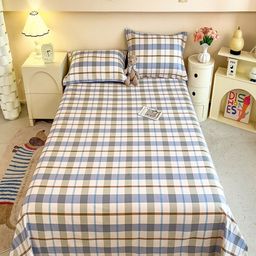 JC HOME Grey & Beige Striped 220 TC King Bedsheet Set 2.0 m x 2.3 m-image-50