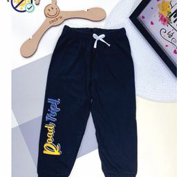 COCOON ORGANICS Cotton Road Trip Text Printed Pajama - Black-image-33