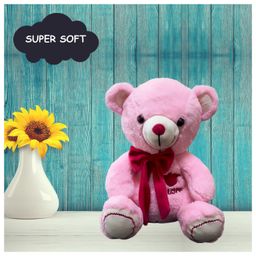 GoldenHub Hug Me Teddy Pink Height 30 cm-image-41