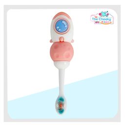 The Cheeky Kidzz Baby Ultra Soft Bristles Microfiber Training Toothbrush Cute Attractive Bear Robo Cartoon Design for Newborn/Infants/Toddlers/Kids (1-7 Years) (Mutli-Color)-26