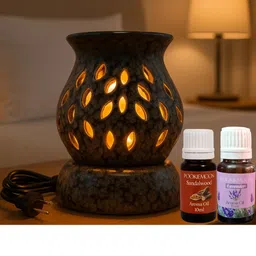 Pookiemoon lamp Diffuser with Lavender and Sandalwood Oils 10ml Each-48