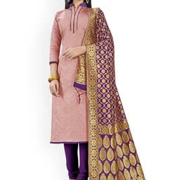 Maroosh Polka Dot Embellished Unstitched Dress Material-image-48