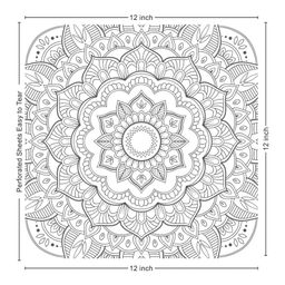 sawan Jubilating Mandala Colouring Book With Tear Out Sheets - English image 2