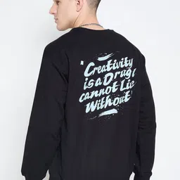 Mast & Harbour Men Printed Pullover Sweatshirt-image-7