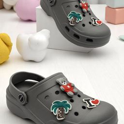 TRV Kids Self Design Rubber Clogs-image-57