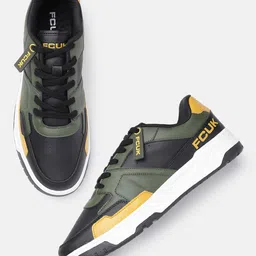 FCUK Men Textured Sneakers-image-48