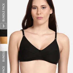 shyaway Pack of 3 Cotton Everyday Bra-image-53