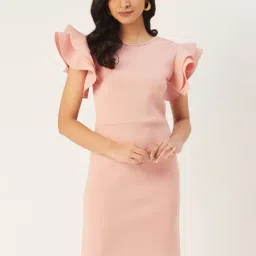 DODO & MOA Peach Shift Dress-picture-39