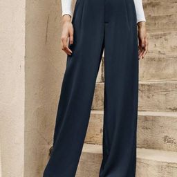 Next One Women Smart High-Rise Easy Wash Pleated Trousers-picture-3