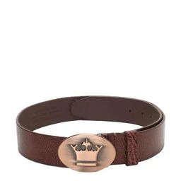 Peter England Red Canvas Solid Waist Belt for Men-image-52