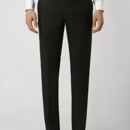 Van Heusen Grey Slim Fit Trousers-image-13