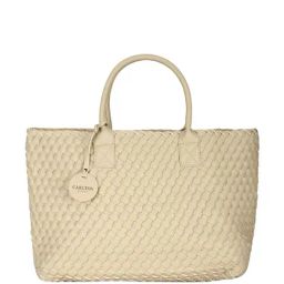 Carlton London CLLP-808 Beige Textured Medium Tote Handbag-image-94