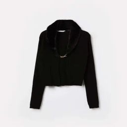 Fame Forever by Lifestyle Girls Black Embroidery Sweater-picture-2