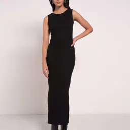 People by Pantaloons BlackCasual Dress-picture-24