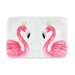 Cortina White & Pink Printed Anti-Skid Doormat-14