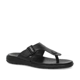 Hush Puppies by Bata Men's Black T-Strap Sandals-image-27