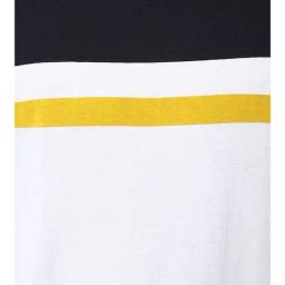 Peter England Black & Mustard Regular Fit T-Shirt & Shorts Set-image-8