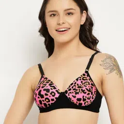 Clovia Pink Non Wired Padded T-Shirt Bra-picture-27