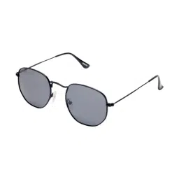 Roadies Dark Grey Polarized Hexagon Unisex Sunglasses-picture-25