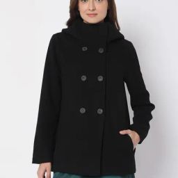 Vero Moda Black Full Sleeves Hooded Jacket-picture-43