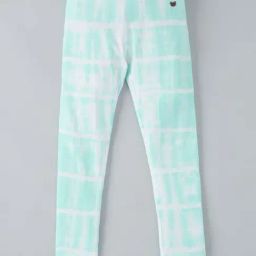 Ed-a-Mamma Kids Green & White Cotton Printed Leggings-image-29