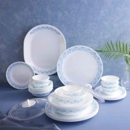 Corelle Multicolor Glass Skyline Bay Garden Dinner Set 21 Pcs-image-92