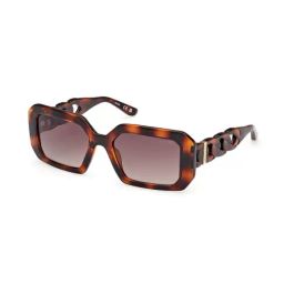 Guess GUS001105452FSG Brown UV Protected Geometric Sunglasses for Women-20