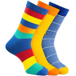 Man Arden Multicolor Printed Socks - Set of 3-picture-18