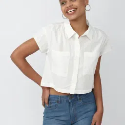 Forever 21 White Shirt-picture-5