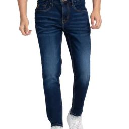 Being Human Cropped Fit Mens Denim-Dark Tone-image-26