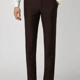 Van Heusen Brown Slim Fit Trousers-picture-38