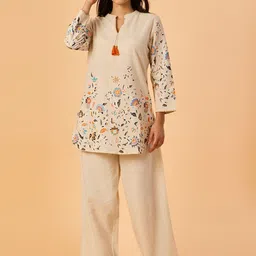 dhartii Printed Pure Cotton Tunic With Palazzos Co-Ords-picture-52
