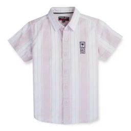 Gini & Jony Kids Pink Striped Shirt-image-23