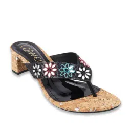 Catwalk Women's Black Thong Sandals-image-29