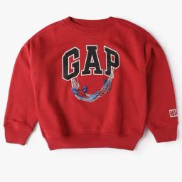 GAP Boys Red Blended Graphic Sweatshirt-image-93