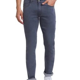 Parx Dark Grey Slim Fit Jeans-image-19