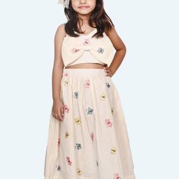 Modish Girls Top with Skirt-image-91