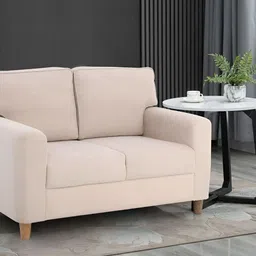 Duroflex Utopia 2 Seater Fabric Sofa In Biege Colour-image-24