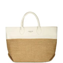 Carlton London CLLP-809 Beige & White Textured Medium Tote Handbag-picture-38