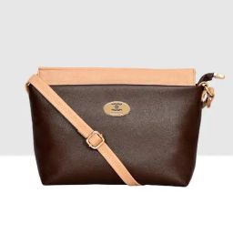 Esbeda Brown Solid Medium Sling Handbag-44