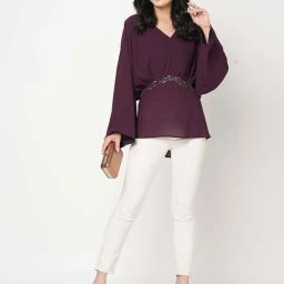 MISH Purple Embellished Top-image-17