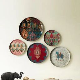 India Circus By Krshna Mehta Multi Iron Printed Wall Art-12
