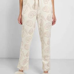 Dreamz By Pantaloons Beige Cotton Comfort Fit Printed Pyjamas-image-51