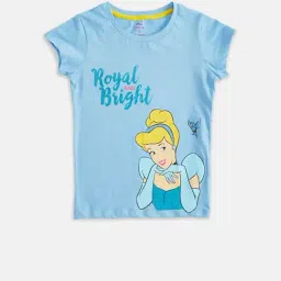 Pantaloons Junior Sky Blue Printed T-Shirt-picture-34