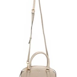 Hie Beige Solid Medium Sling Handbag-39