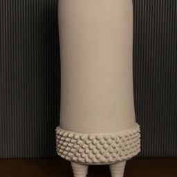 Whispering Homes Yuu Ceramic Vase - Grey-image-73
