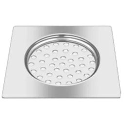 Nirali Ivana 5x5inch Satin Stainless Steel Floor Drain-image-4